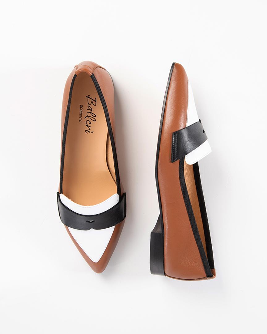 Leather Roma Pointed Loafer