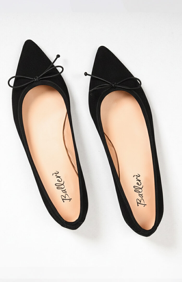 Ballerina a punta Eleonora Camoscio Nero