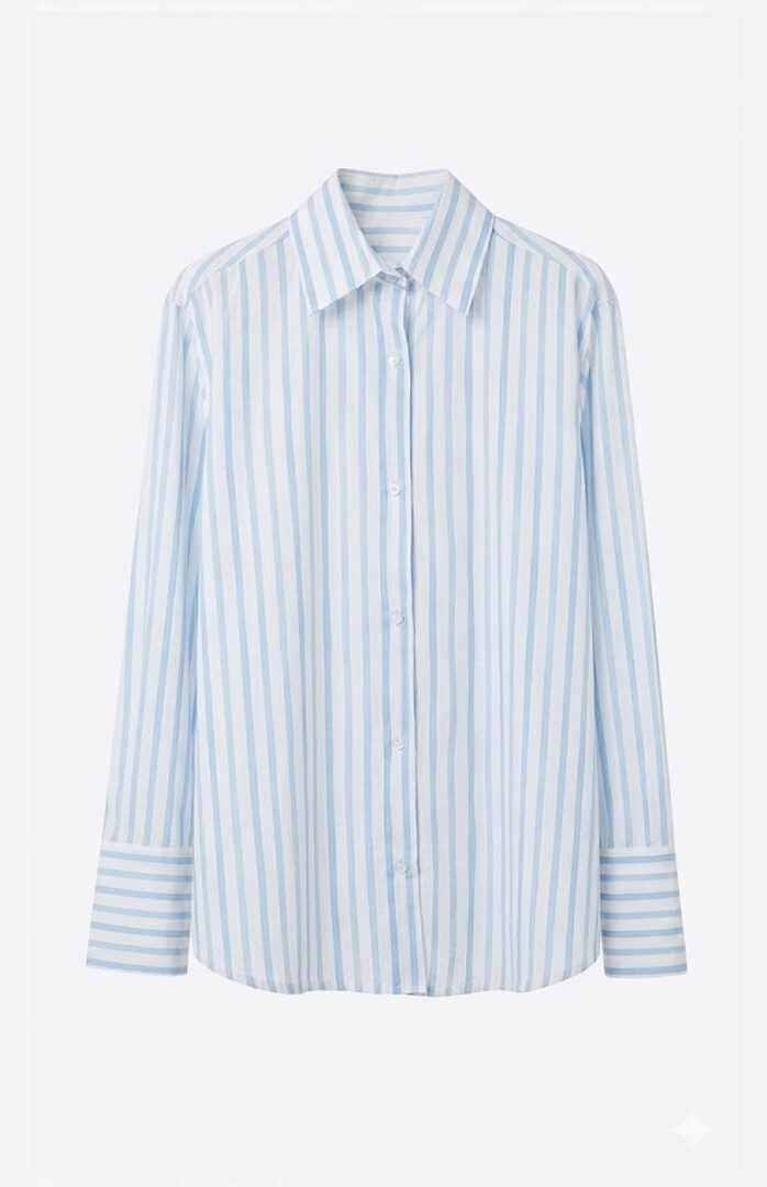 Camicia Furore Cotone Righe Azzurre