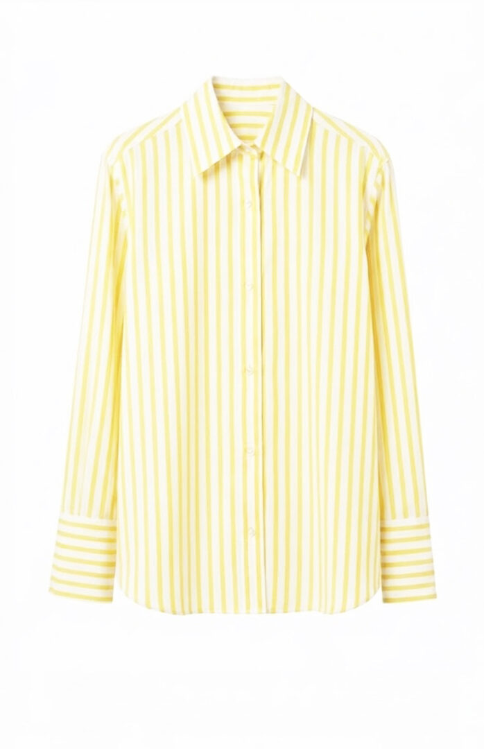Camicia Furore Cotone Righe Gialle